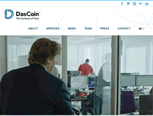 Tablet Screenshot of dascoin.com